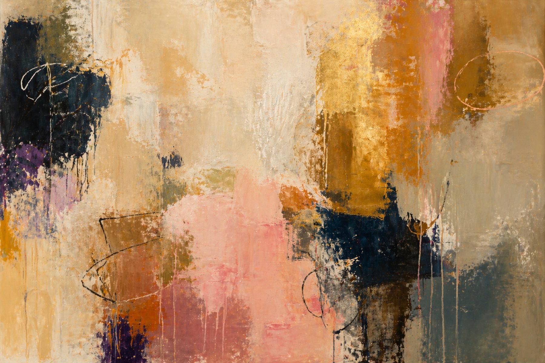 A warm, expressive painting in the collection