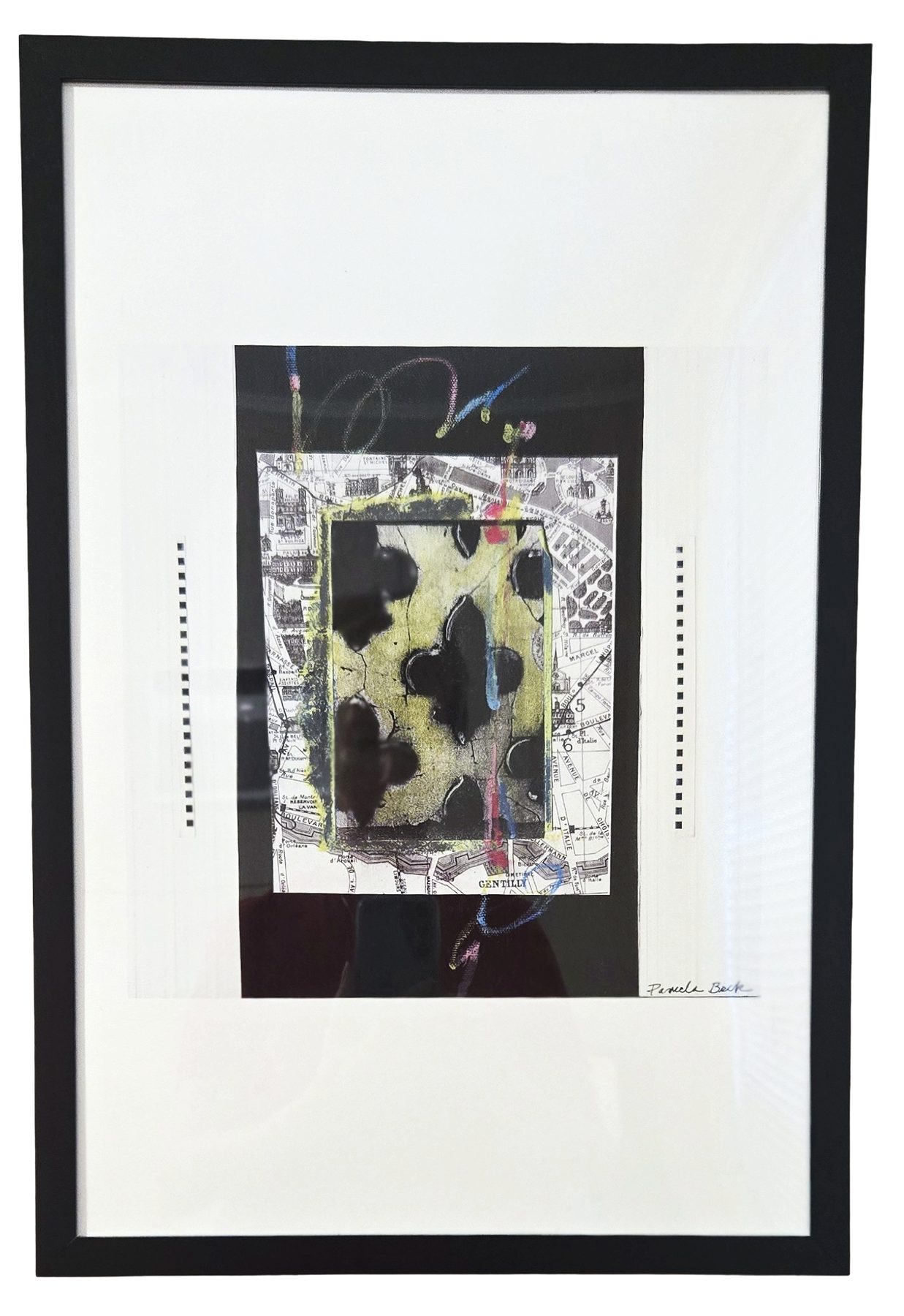 Blue, Mixed Media 10×17 at Langley Art & Home