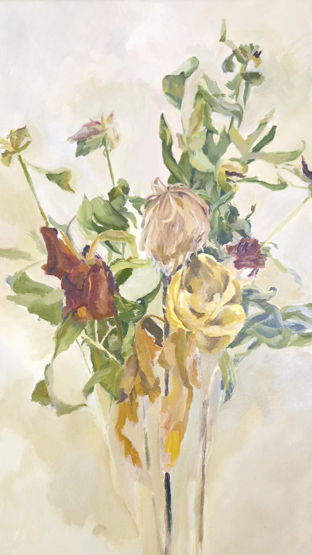 Rose 2, Acrylic on Canvas 24″×36″ at Langley Art & Home