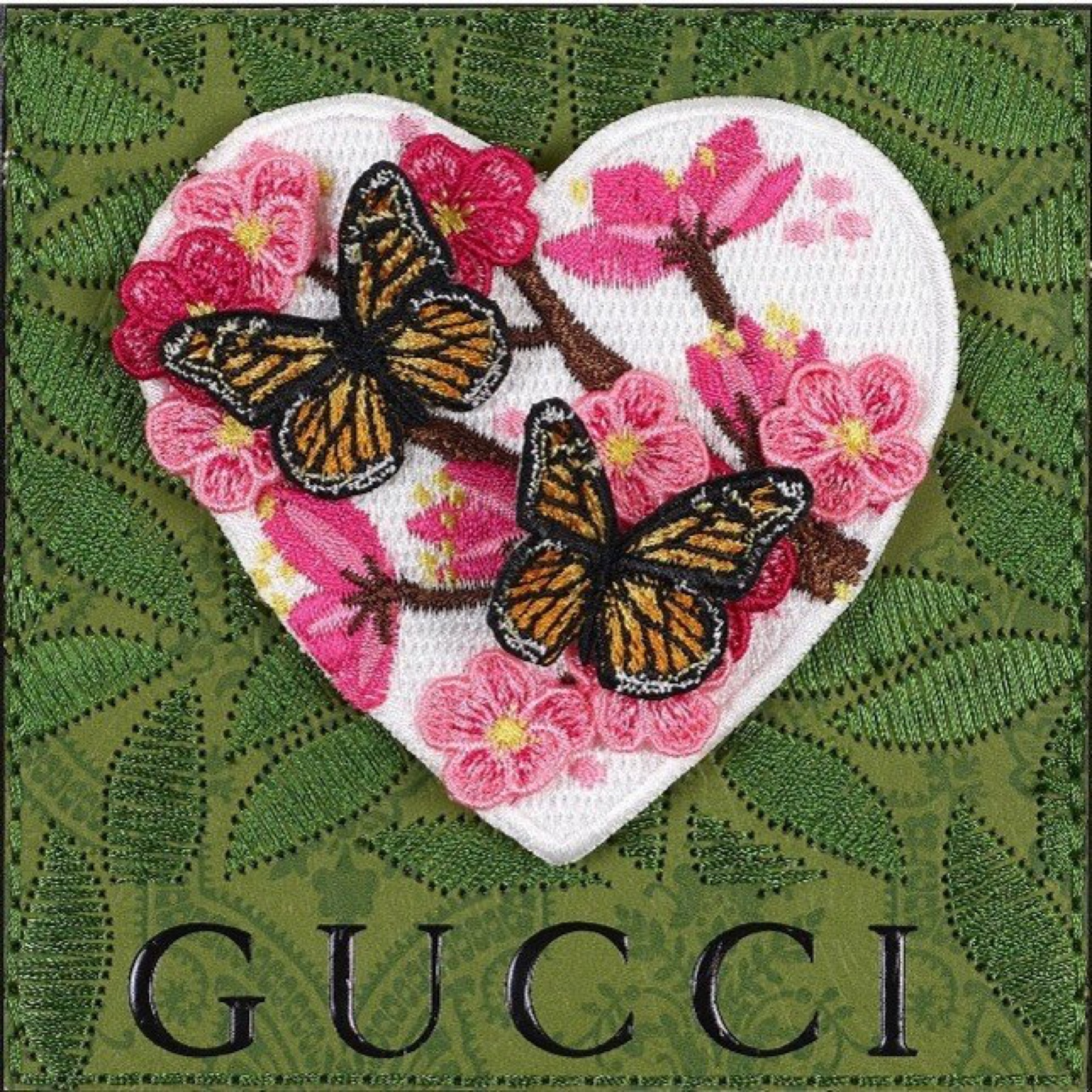 Gucci, Heart, Mixed Media at Langley Art & Home