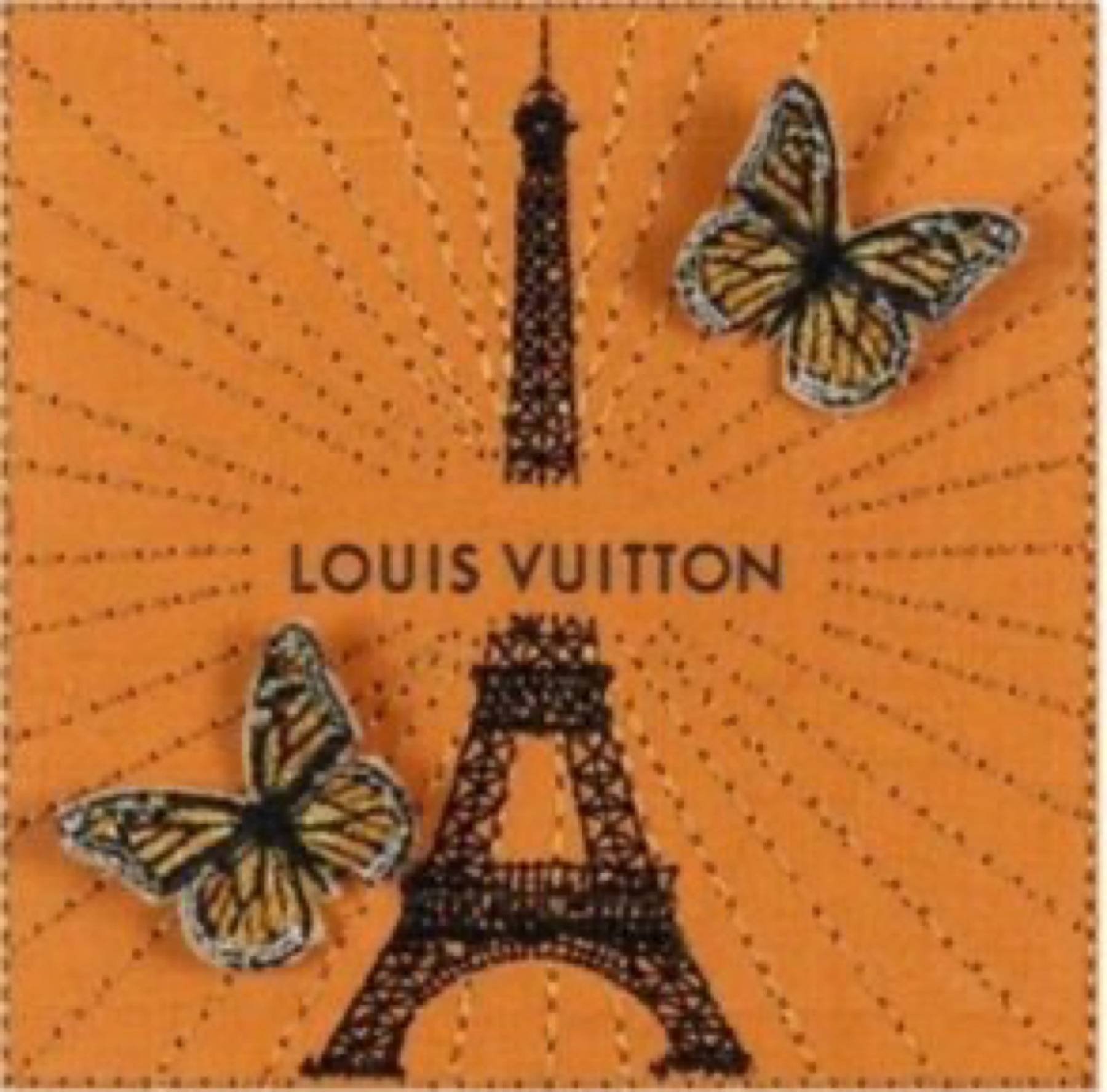 Petite Eiffel Tower, Louis Vuitton, Mixed Media at Langley Art & Home