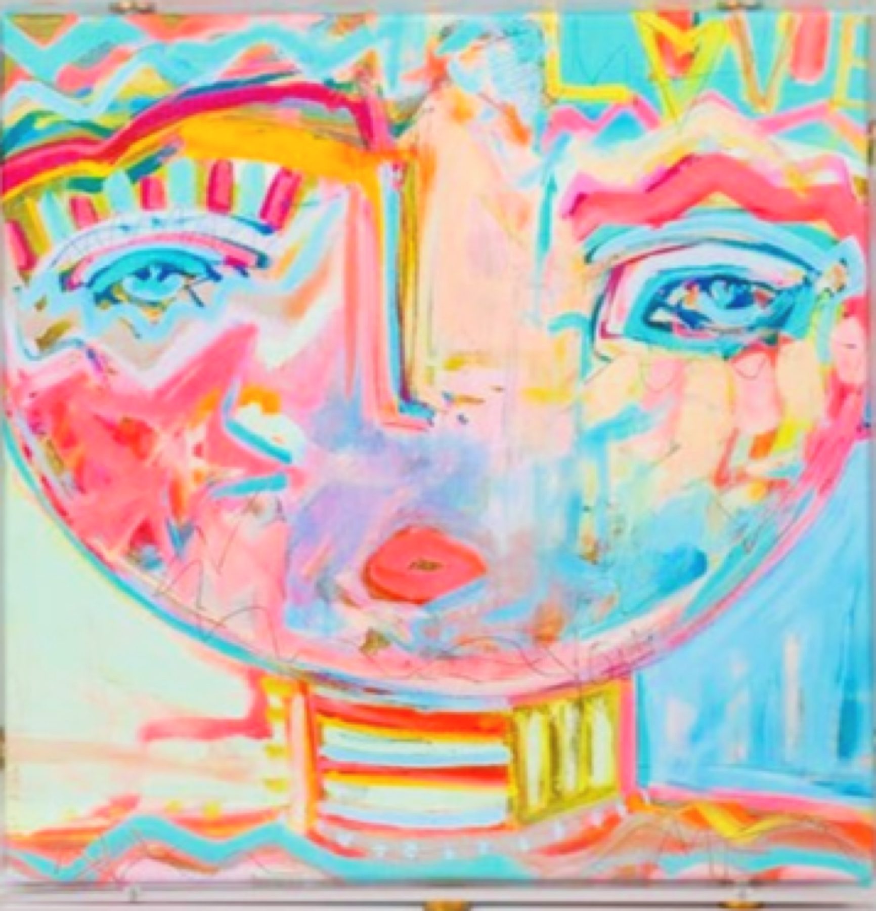 Starburst, Giclée Canvas 12″×12″ at Langley Art & Home